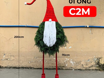 [ORDER 3-5 NGÀY] Ông Thần lùn lá thông rũ cỡ lớn 1,5m - 2m [HOT TREND] THANLUN-01